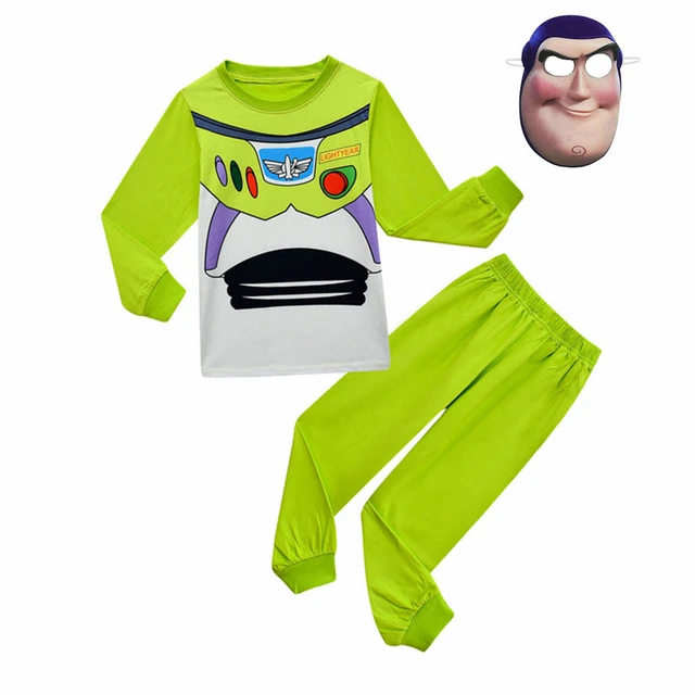 Buzz Lightyear-Conjunto de pijama de dibujos animados para niños, ropa de fiesta de Halloween y Navidad, disfraz de héroe AliExpress