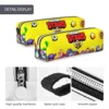 Brawled Game Pencil Case cases Pen Holder for Student Large Storage  Bags Office Zipper Stationery 5