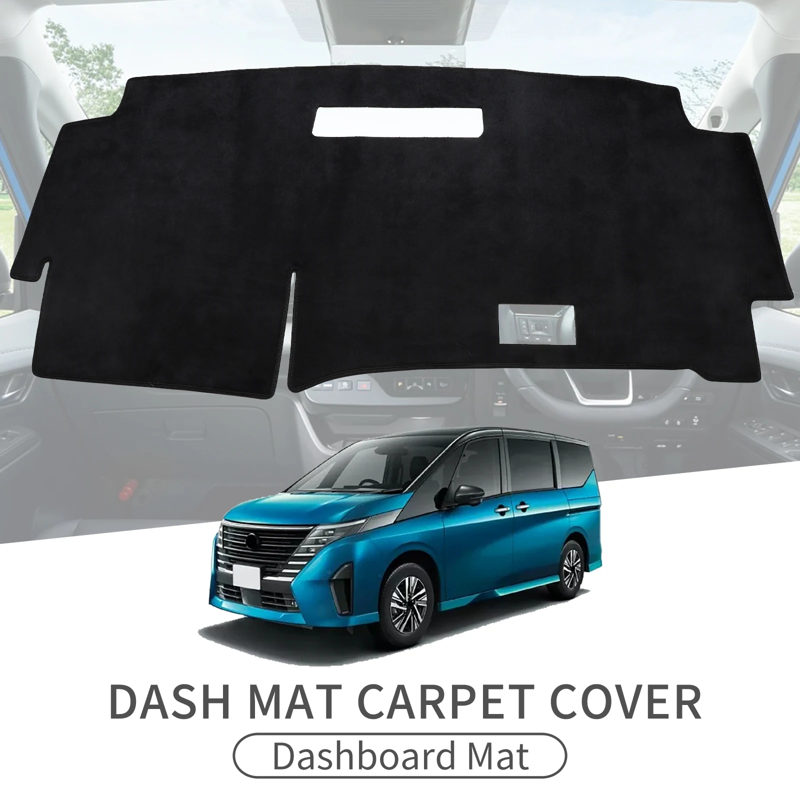 for NISSAN SERENA C28 Car Dashboard Mat Accessories-Sun Protection Protective Pad