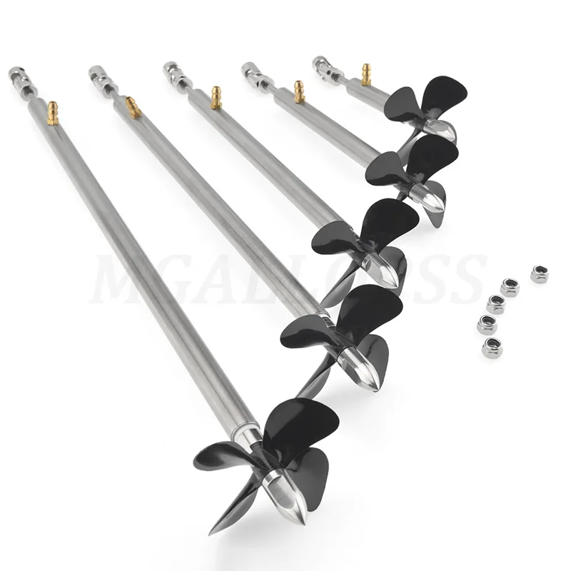 Agatige Conjunto De Eje De Transmisión Para Barcos RC – Acero Inoxidable, Hélice De 36 Mm Y Junta Universal Para Modelos