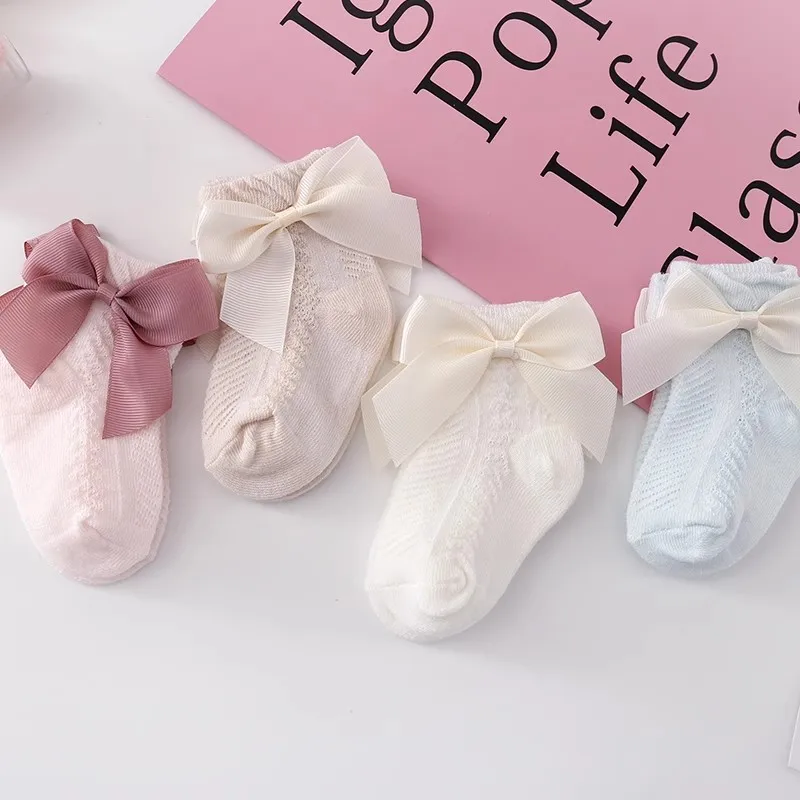 3 Pairs Baby Socks Cotton Girls
