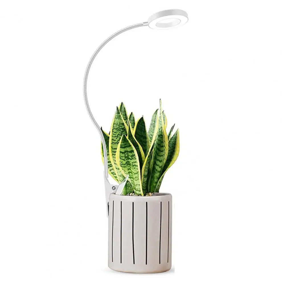 

Led Grow Light High Brightness Dimmable Clip-on Led Plant Light with 360-degree Gooseneck for Full Spectrum Flower Grow Lamp A
