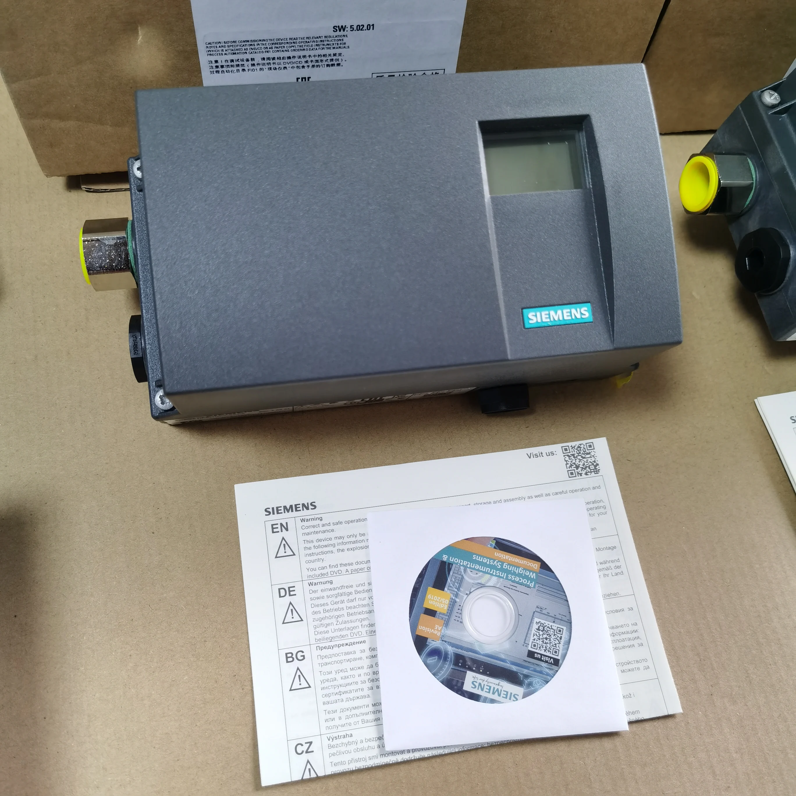 Siemens SIPART PS2 intelligent electric valve positioner 6 dr5115 ng00 0-0 aa0 spot