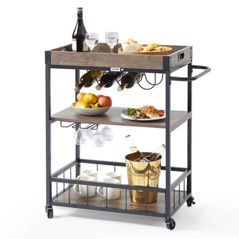 Kitchen Cart Serving Trolley 1