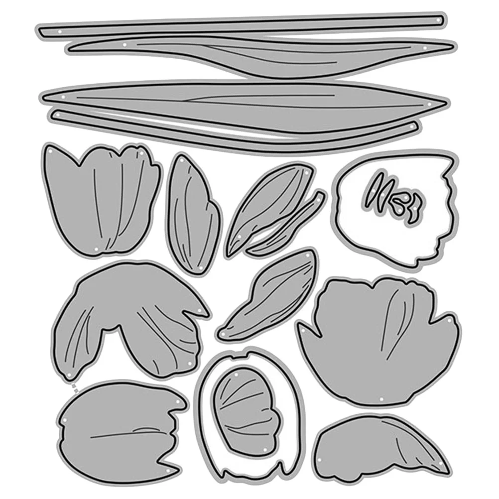 

Photo Album Metal Cutting Die Dies for Home Stamps DIY Flowers Decor Simple Design Scrapbook Molds