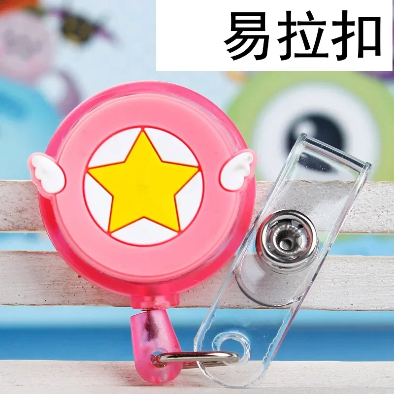 Cartoon Animal Style Retractable Badge Reel For Nurse&Doctor Card Holder Office&Hospital Supplies Boy&Girl Name Card Large Size badge holder retractable badge reel retractable id lanyard retractable id tag