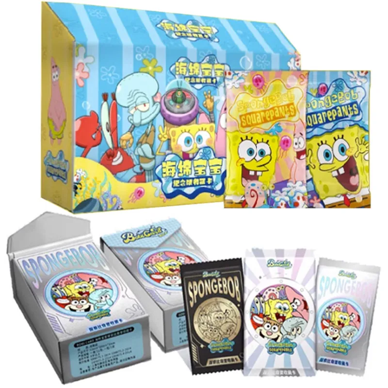 2023 Nuovo Spongebob Squarepants Card Bob Patrick Star Squidward Carino Divertente Bikini Beach Collection Carte Regalo Giocattolo