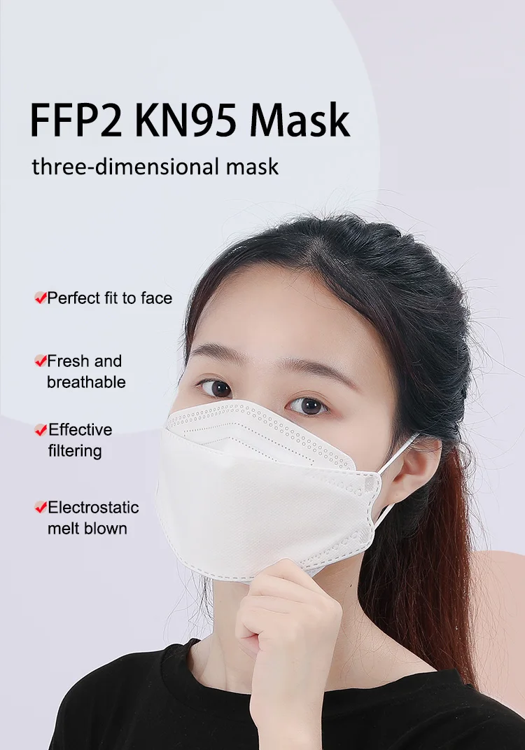 Masques FFP2 KN95 réutilisables forme poisson