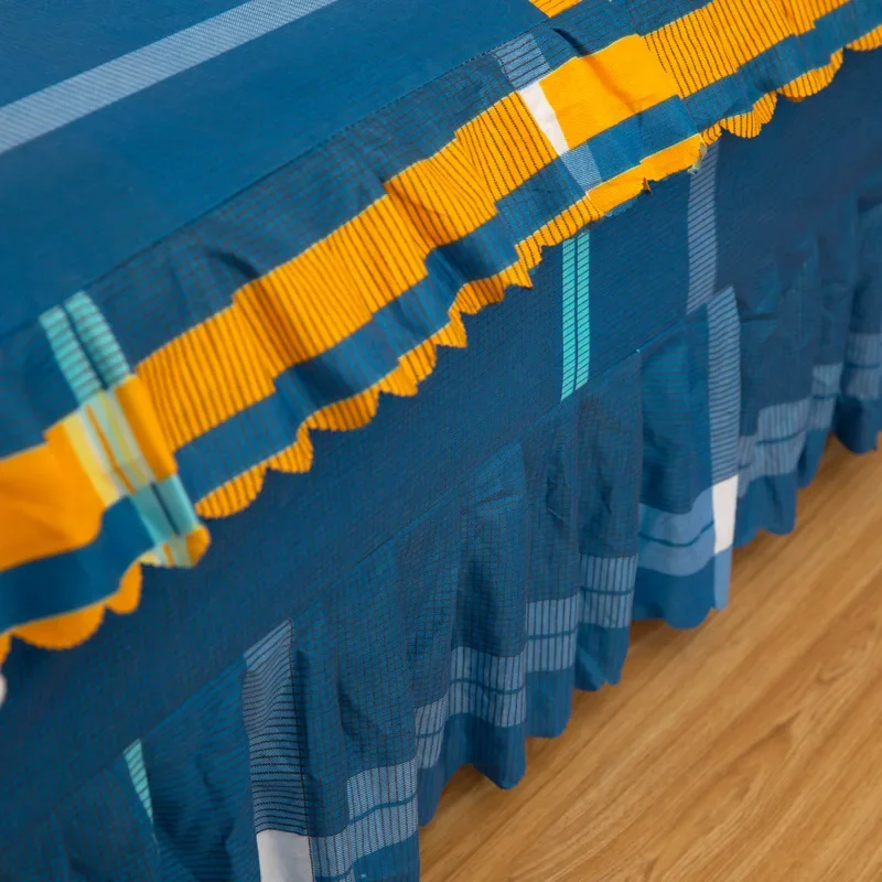 Description Picture 5 of item1PC Anti-dirty Bed Skirt Set 150/180/200cm Bedspread King Queen Size Princess Lace Bed Skirt Bed Cover Without Pillowcase