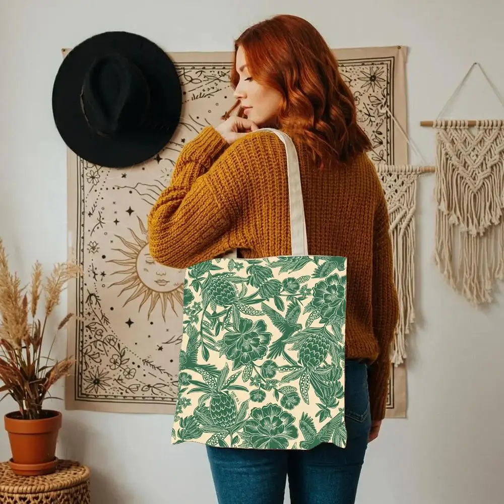 Plain canvas tote