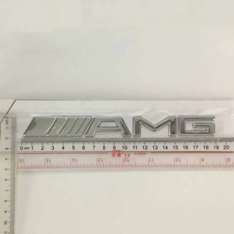 3D ABS Car Rear Trunk Badge Decal Letters Sticker For Mercedes Benz AMG A B C E G CLA C63 C63S E53 GT SLK W176 W205 W177 C260L