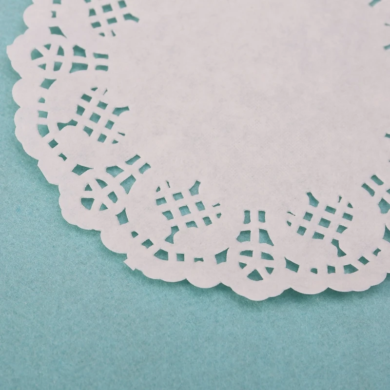 367A 200 Pieces Multi-Purpose Round Lace Paper Doilies for Food Cake Crafts  Baking - AliExpress