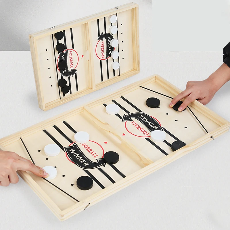 Fast Sling Puck Game Paced Table Battle Winner Parent Child Interaction Toy Juegos En Familia Divertidos Kinder Spiele 4