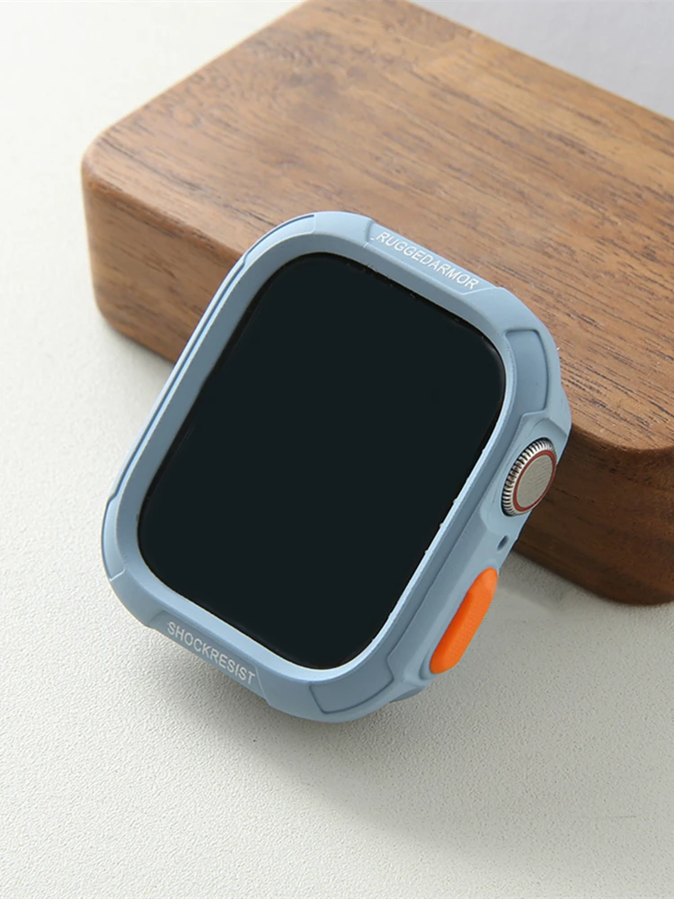 Stylish Letter Armor Shockproof Watch Case - Premium Anti-Fall Protection Cover