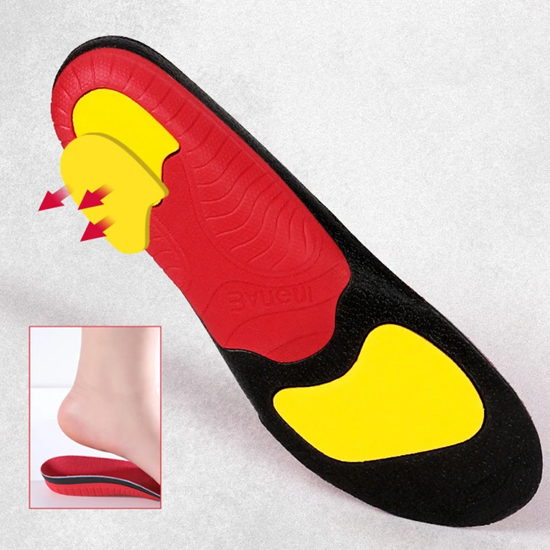 Orthopedic Insole Stretch Arch Support Running Pad  For Feet Ease Pressure Of Air Movement Damping Cushion Padding Insoles