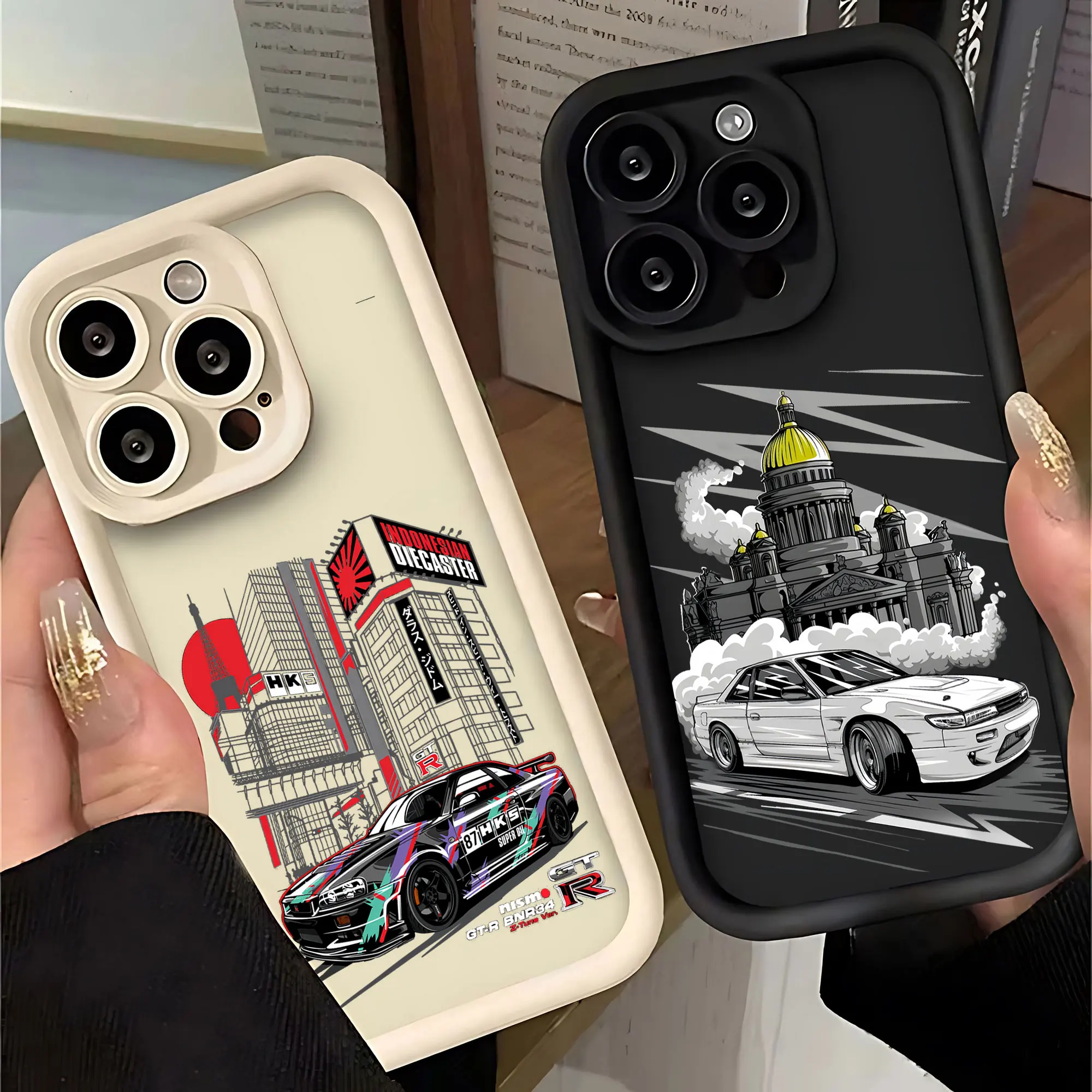 JDM Drift Car Design Sports Racing Phone Case