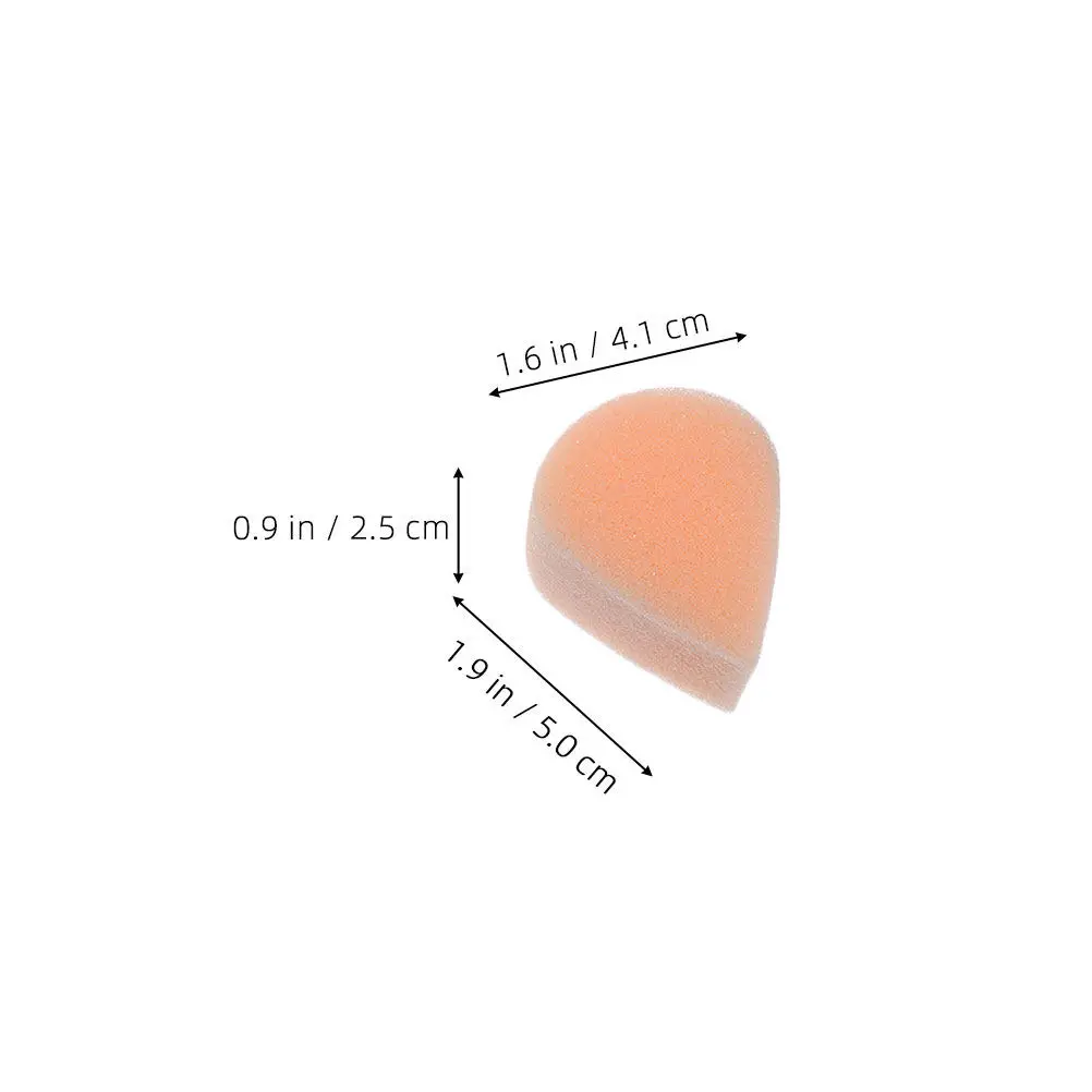 48Pcs 어린이 페이스 페인팅 스폰지 눈물 모양 고밀도 부드러운 피부 친화적인 재사용 가능한 스폰지 파티 축제 학교용