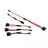 5Pcs/lot 10/15/20/30/50CM Servo Y Extension Cord Cable Lead Wire 30/60 Core For JR Futaba RC Battery Drone Car Boat Helicopter 5
