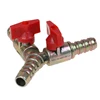 Y Type 3 Way Shut Off Ball Valve With Clamp Fitting Hose Barb Fuel Gas 10MM 3