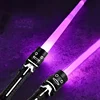 Laser Sword Lightsaber Red and Blue Double Saber Rave Transformation Children's Gift Cosplay Weapon Boy Cool Flashing Toy 6