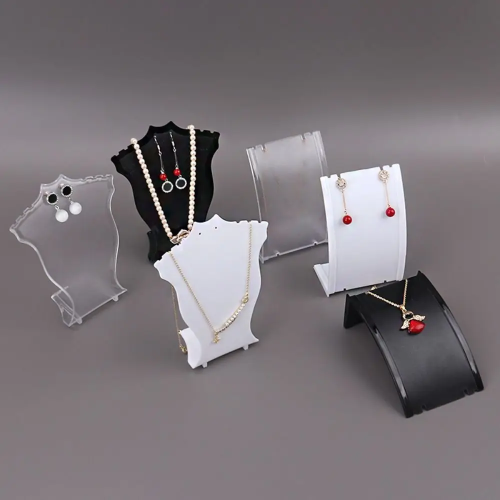 

Acrylic Jewelry Holder Storage Rack Showing Stand Mannequin Pendant Model