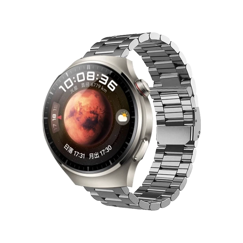Premium 22mm Stainless Steel Metal Watch Strap - Universal Compatibility