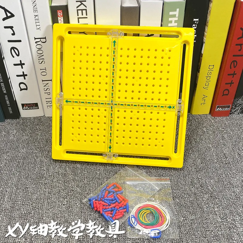 

Детская Строительная Доска для обучения оси Xy, Обучающие инструменты для математических координатных карт, один цент