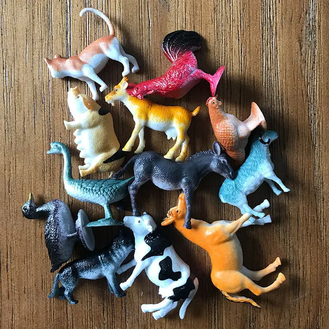 24pcs Montessori Toys Animal Match Cards Matching Game Montessori Preschool Educational Language Learning Poultry Models Kid Toy 4