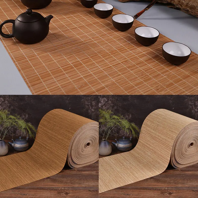 

Bamboo Curtains Natural Bamboo Mats Table Runner Home Decor Cafe Placemat Insulation Pad Kung Fu Tea Ceremony Accessories