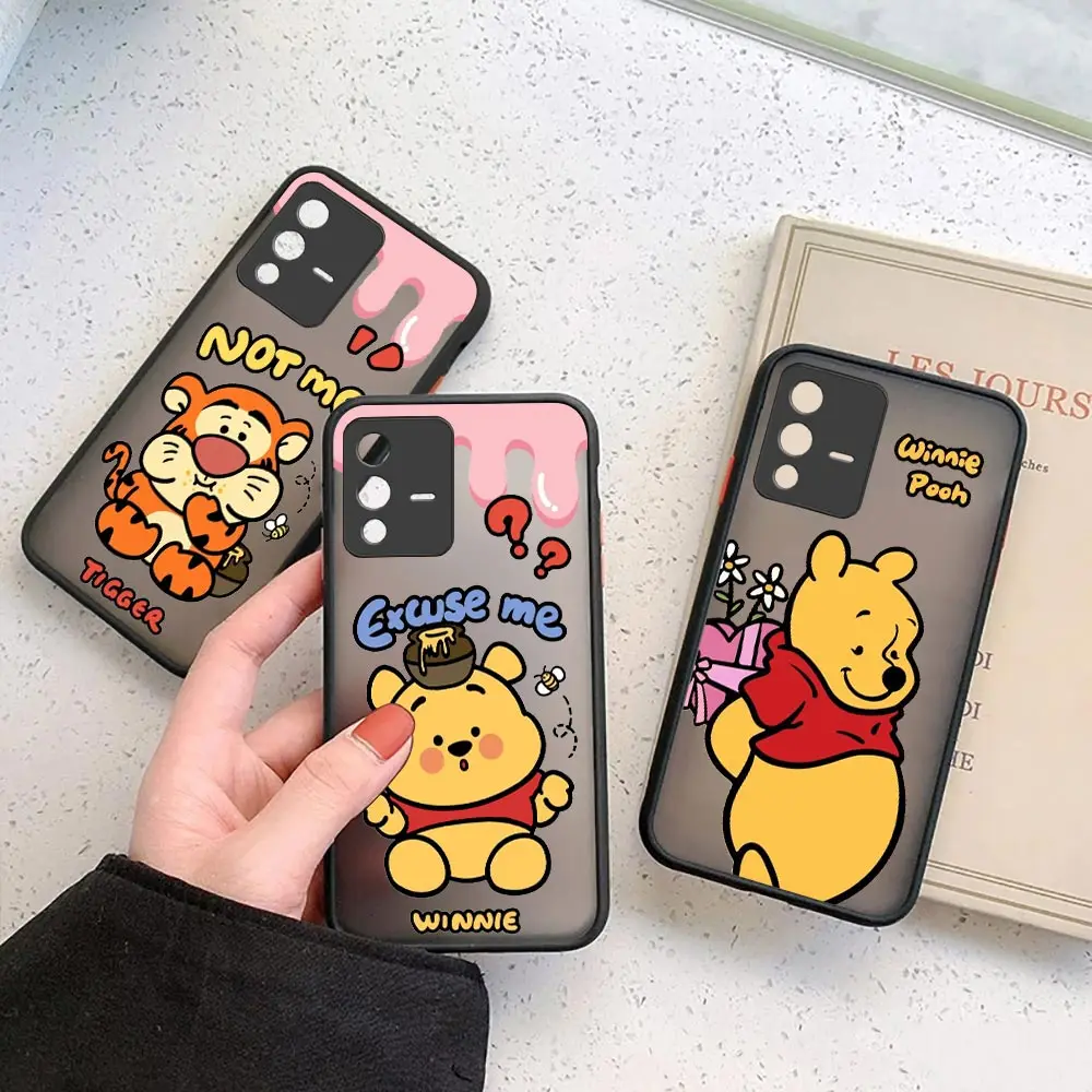 

Winnie the Pooh Piglet Tigger Phone Case For VIVO X70 X60 X50 X30 V29 V25 V23E V23 V21 V21E V20 IQOO 7 5 NO05 PRO PLUS 5G Cover