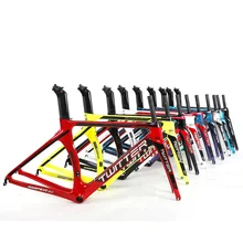 TWITTERC bremse quick release version ultra-licht farbe-ändern bunte innere linie carbon racing road bike fahrrad rahmen