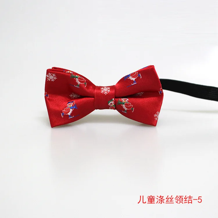 New Children's Christmas Tie Trendy Children's Fashion Personalized Tie Boys and Girls'
