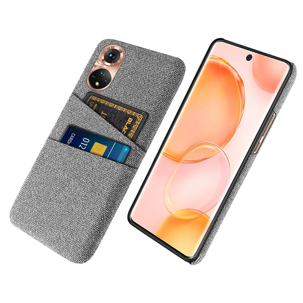 Premium Fabric Dual Card Phone Case Cover