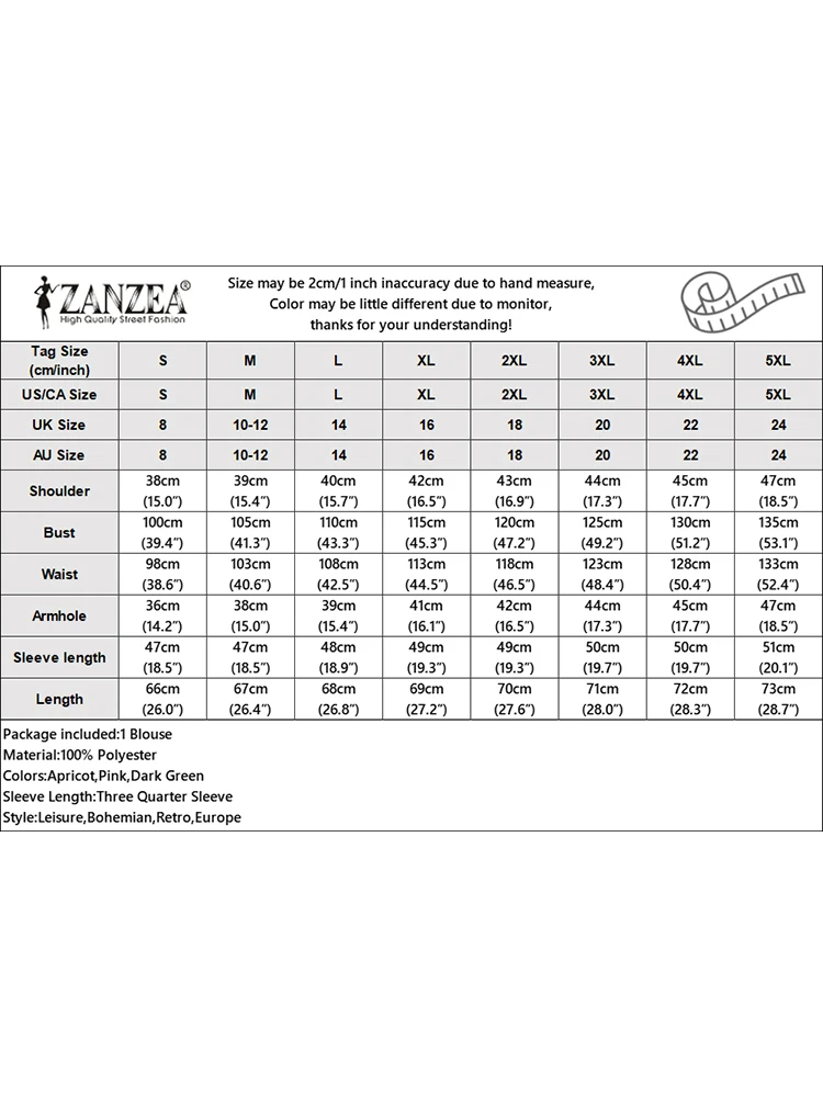  ʱ    繫 ۾ 콺 2025 ZANZEA  3/4  ָ ư ž Ʃ   콺