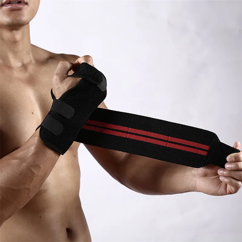 

Sports Wrist Support Guard Protector Pressure Prevent Sprain Fitness Wristband Powerlifting Weightlifting Strength Gym