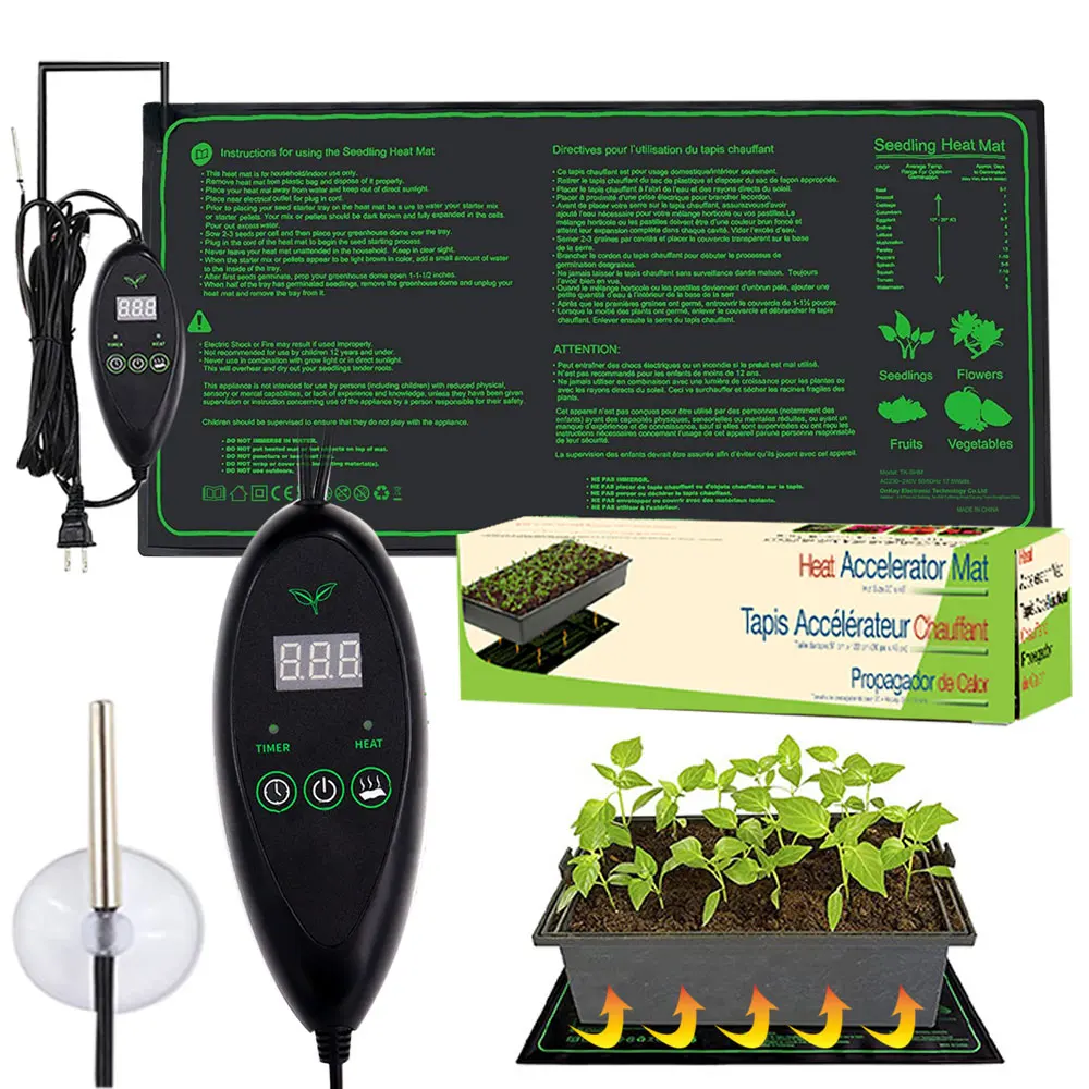 New Seedling Heating Mats Waterproof Heat Pad with Temperature