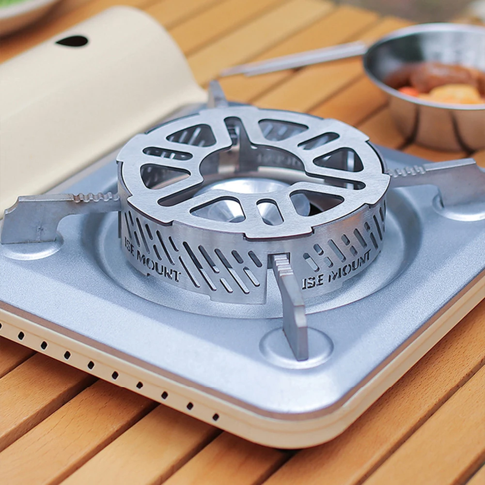 Description Picture 5 of itemOutdoor Stove Windshield Portable Camping Stove Windproof Ring High-temperature Resistant Camping Picnic Cooking Supplies