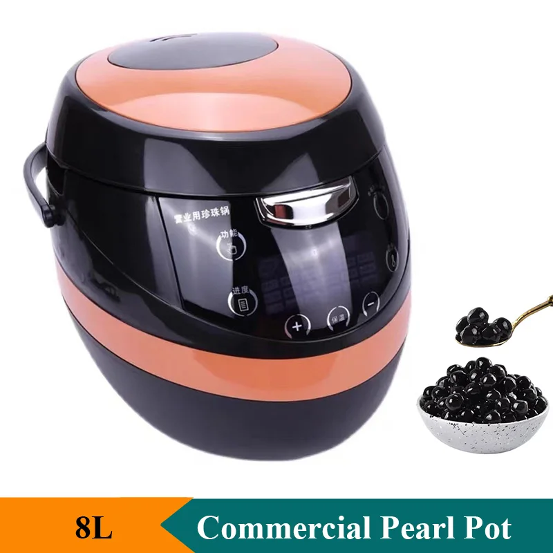 8L Large Capacity Electric Pearl Pot for Business Tapioca Pearl Cooker Milk Bubble Tea Maker Commercial S38c3a2d707bf4f1f81f3625a022e20fef