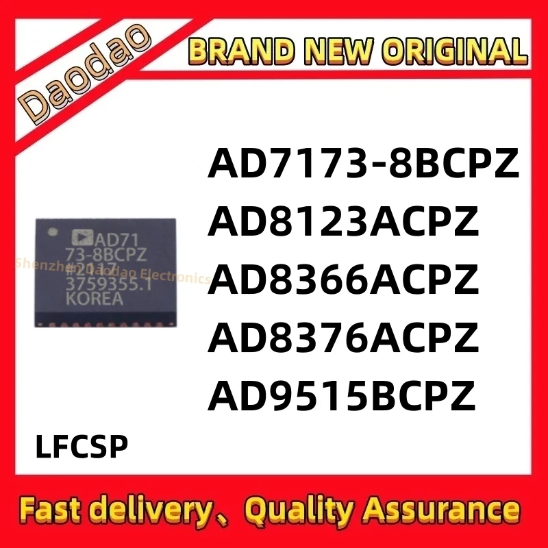 

Quality Brand New AD7173-8BCPZ AD8123ACPZ AD8366ACPZ AD8376ACPZ AD9515BCPZ AD7173 AD8123 AD8366 AD8376 AD9515 IC Chip LFCSP