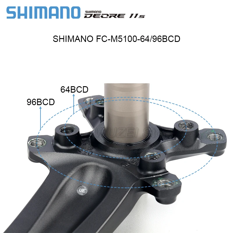 パーツ SHIMANO DEORE M5100 set Shimano Deore M5100 1x Upgrade Kit – Thunder Mountain Bikes