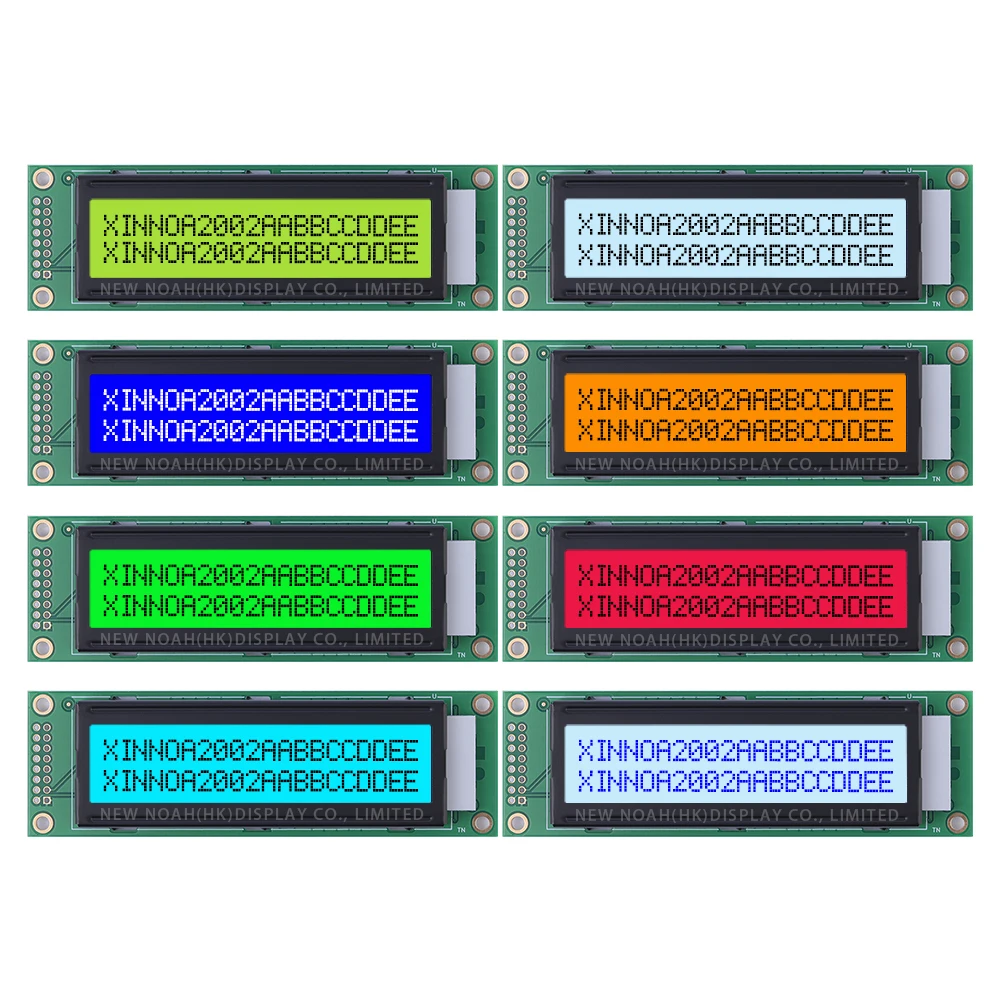 Blue Film White Letters 2002A High Brightness LCD Screen 2*20 2X20 2002 ST7066U Audio Amplifier Display Screen