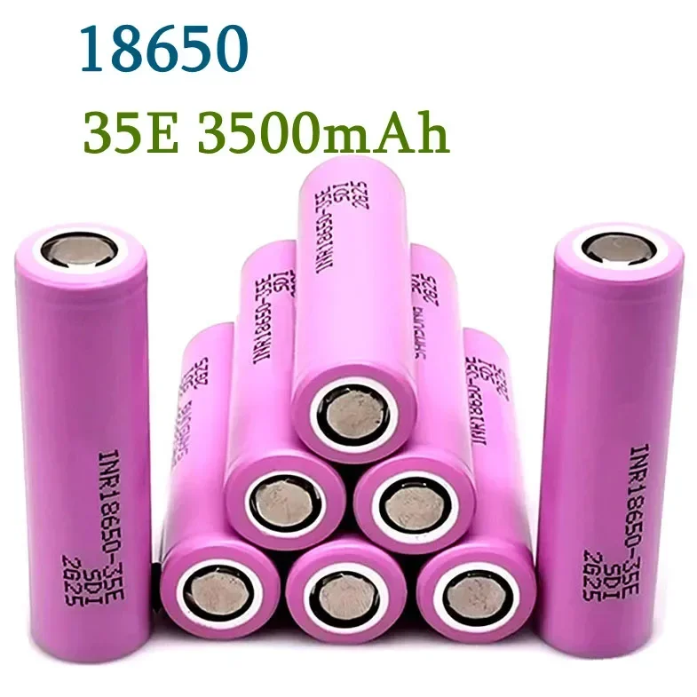 

100% asli baru untuk 18650 3500mAh 20A debit INR18650 35E 3500mAh 18650 baterai Li-ion 3.7v baterai isi ulang