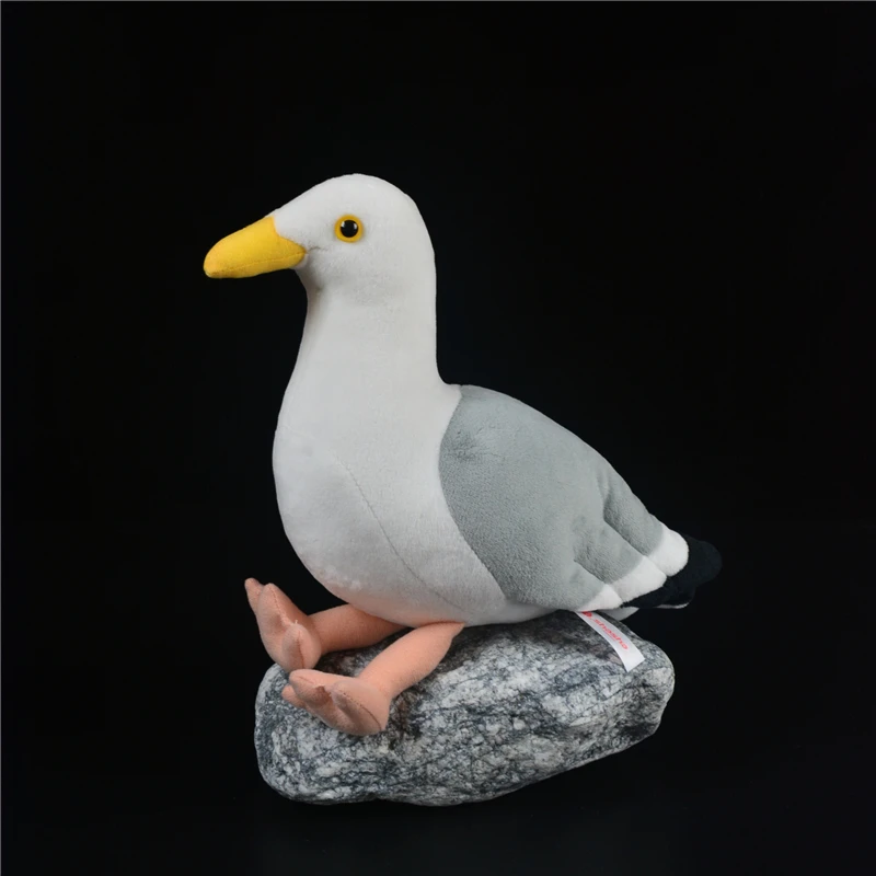 Seagull High Fidelity Anime Cute Plushie Sea Mew Bird Plush Toys Lifelike Animals Simulation Stuffed Doll Kawai Toy Gifts Kids 5