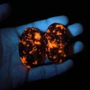 55*35MM Natural Yooperlite Crystal Hot Compress Massage Pocket Palm Stone Energy Gemstone Reiki Healing Mineral  Home Decor Gift 1