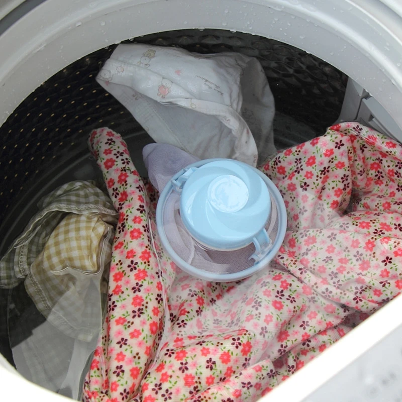 Washing Machine Hair Removal Catcher Filter Mesh Cleaning Ball Bag Collect 3