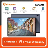 Adreamer Tablet Android11 10.1 Inch 1280×800 IPS Display RK3566 Quad Core 4GB 32GB 6000mAh Wifi Cheap Tablets PC for Kid/Student