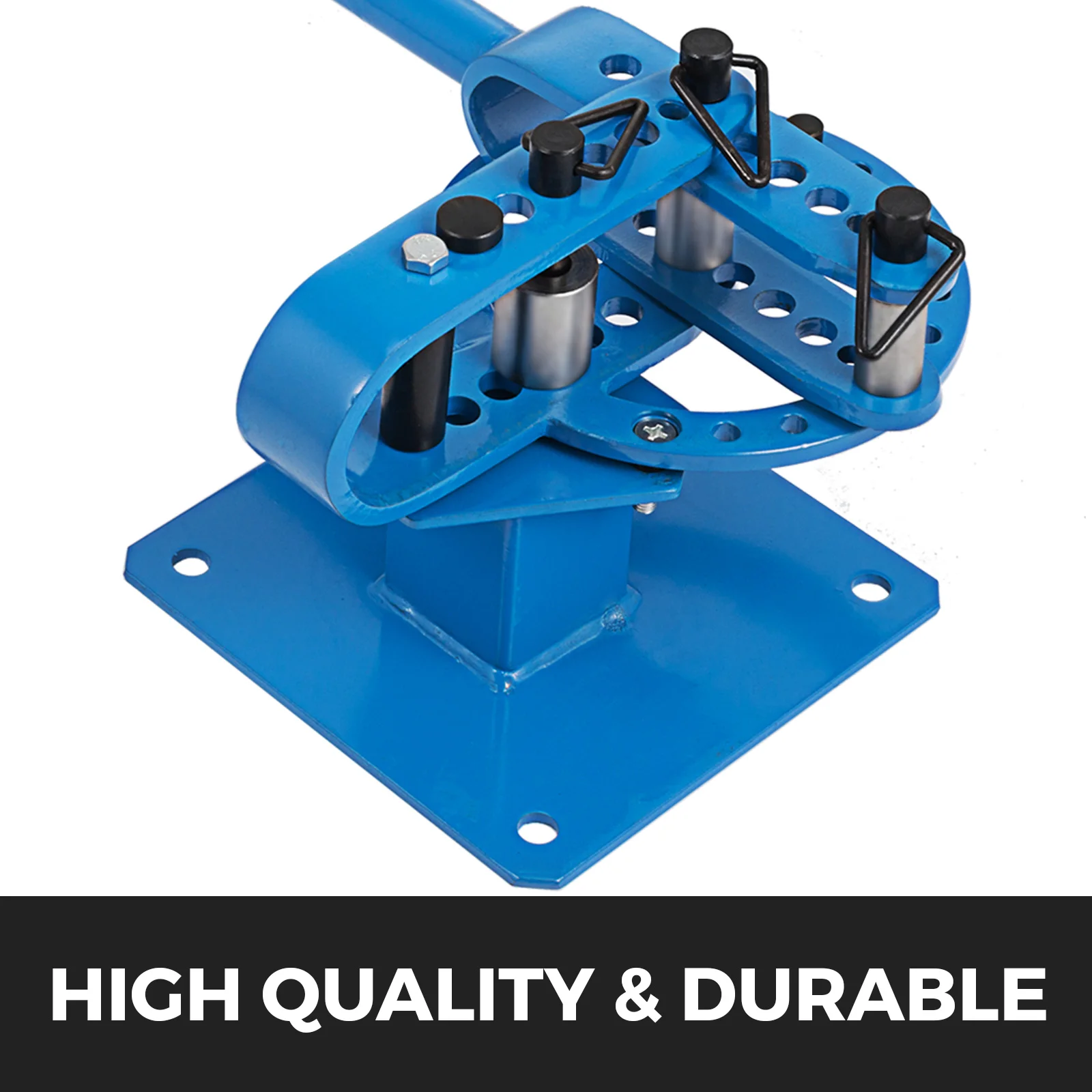 SucceBuy Pipe Bender YP-9 Manual Bench Steel Tube Bending Kit w/ 7Dies 1-3in Multifonction Compact Flat Bar Rod Brake Bends Tool