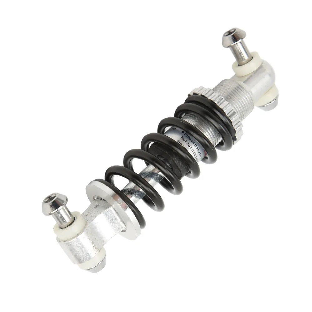 125mm 300lbs 자전거 충격 흡수기 실버&블랙 알루미늄 합금 후방 충격 흡수기 쉬운 설치 스프링 충격 흡수기