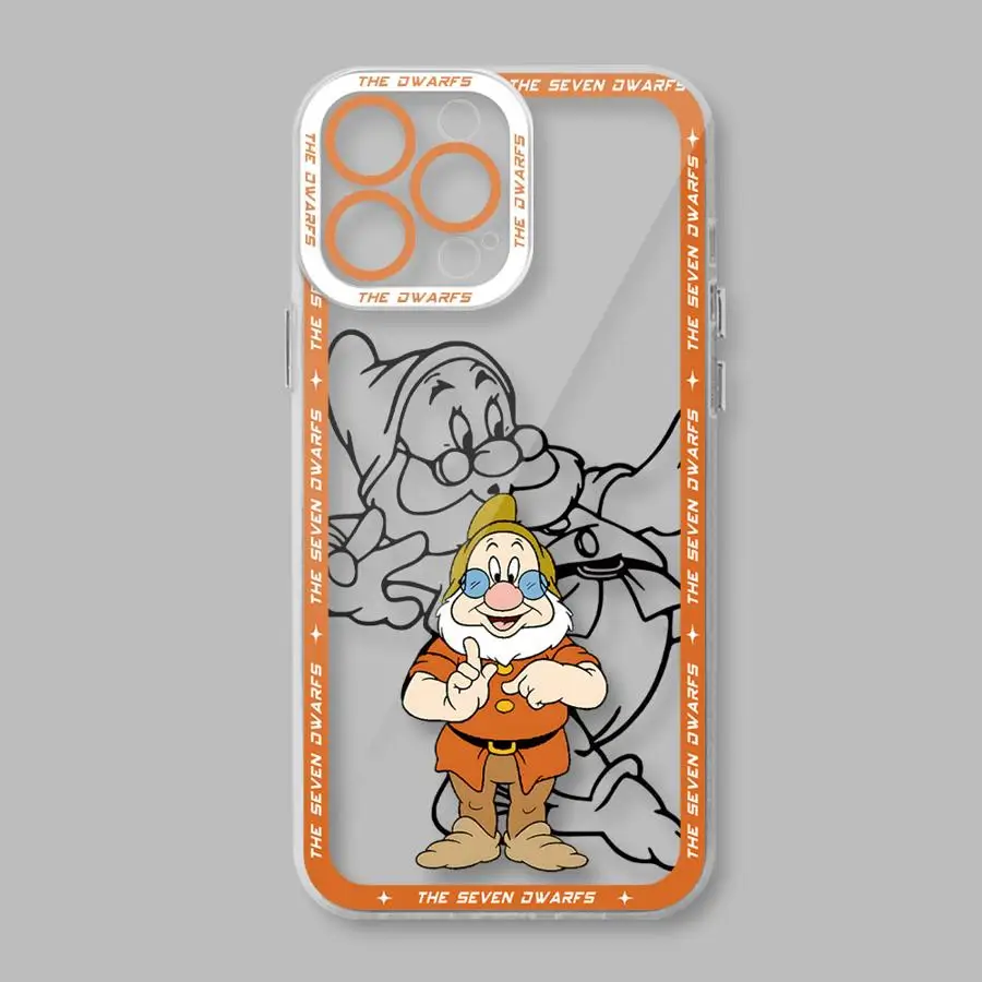 thumbnail image 1 of Funda de teléfono Blancanieves y los siete enanitos para Apple iPhone 15 16 Pro XS Max 13 14 Plus XR SE 7 8 12 11 Pro plus mate, 1 of 5