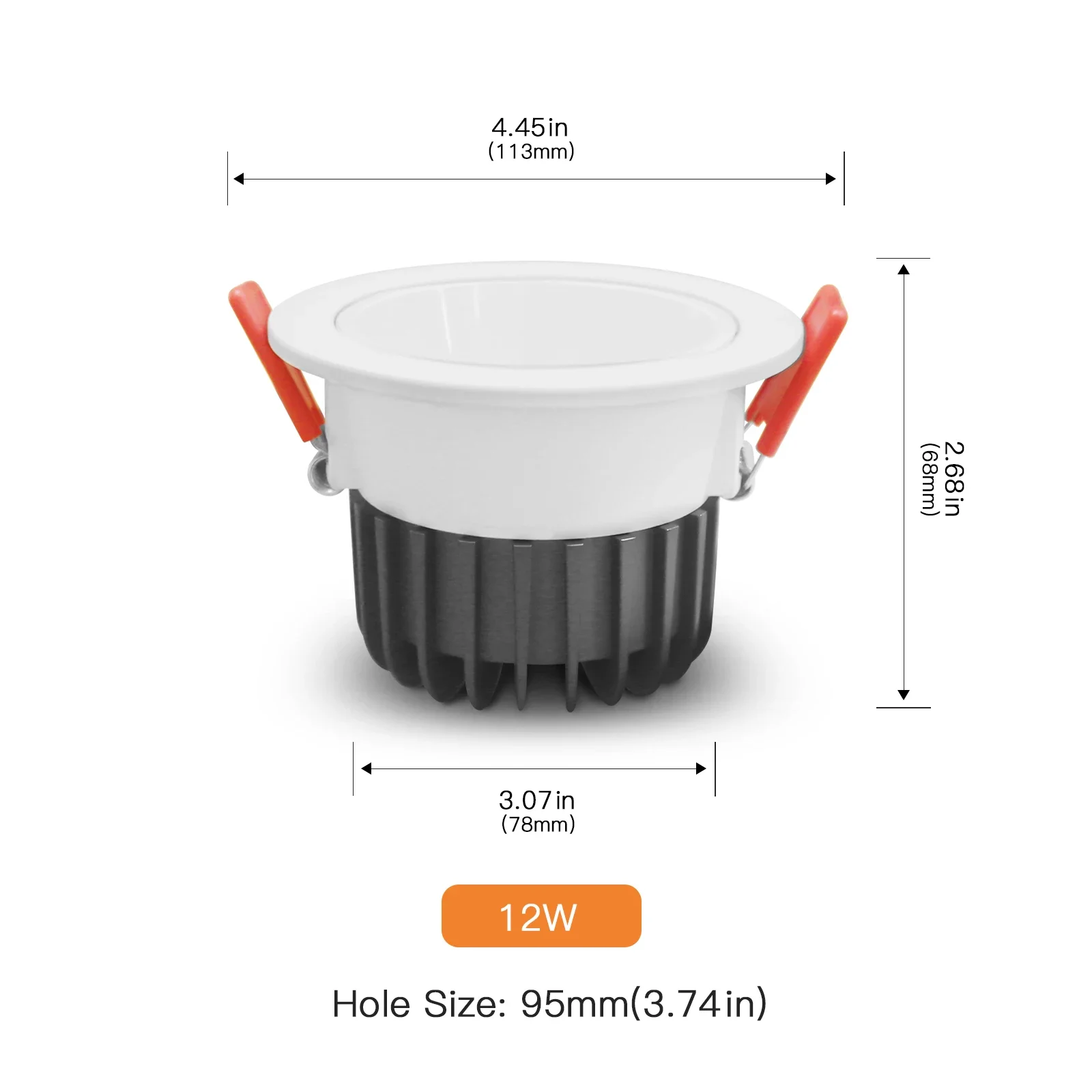 GLEDOPTO Zigbee 3.0 Smart Waterproof LED Ceiling Light 12W Pro Work with Hub Bridge Tuya App Alexa Echo Plus Voice Control